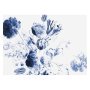 Royal Blue Flowers II behang (8 banen)