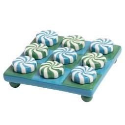 Candy Tic-Tac-Toe spel blauw