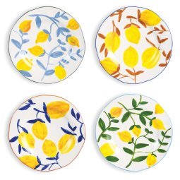 Lemon Twig dinerbord Ø22 set van 4