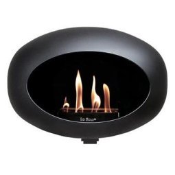 Wall haard bio ethanol rvs brander black 