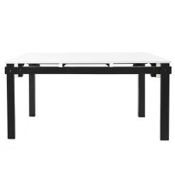 Military table tafel 160x85 Zwart-wit