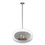 Sky haard bio ethanol 140 cm white steel pole