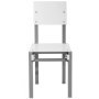 Military Chair stoel Grijs-wit