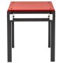 Military Stool kruk Zwart-rood