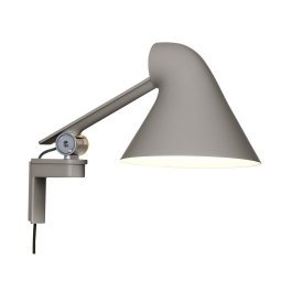 NJP short arm wandlamp LED grijs