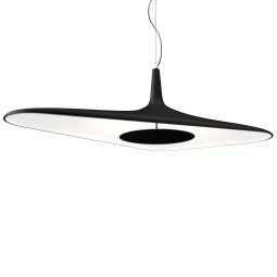 Soleil Noir hanglamp LED zwart/wit