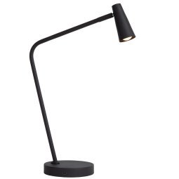 Stirling bureaulamp LED oplaadbaar zwart