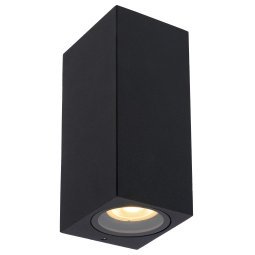 Zaro 2 wandlamp buiten IP44 vierkant zwart