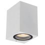 Zaro 1 wandlamp buiten IP44 vierkant wit