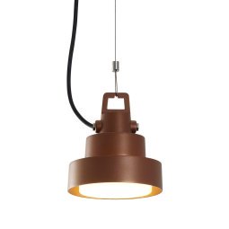 Plaff-on! S16 hanglamp LED Ø16 buiten IP65 roestbruin