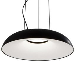 Maggiolone hanglamp LED Ø17 zwart