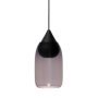 Liuku hanglamp drop zwart eiken Violet