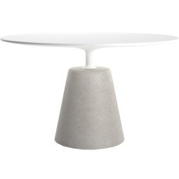 Rock table tafel wit 120