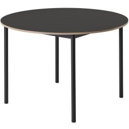 Base tafel rond zwart Ø110