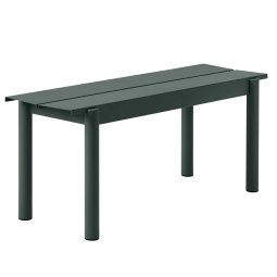 Linear Steel tuinbank 110 Dark Green