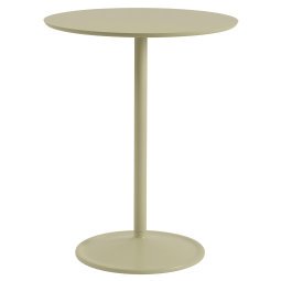 Soft Café tafel Ø75x95 Beige Green Laminate