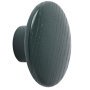 The Dots haak 6.5cm Dark Green