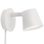 Tip wandlamp LED wit