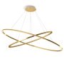 Ellisse Double hanglamp LED goud