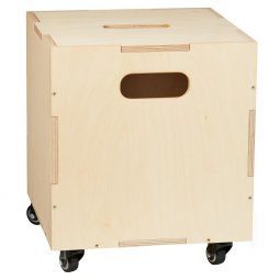 Cube Storage opberger wieltjes Natural	