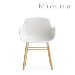 Form Armchair miniatuur wit