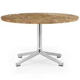 Lunar salontafel 70 aluminium onderstel sand marmer