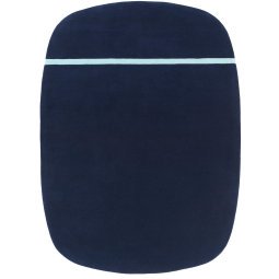 Oona vloerkleed large 240x175 blauw