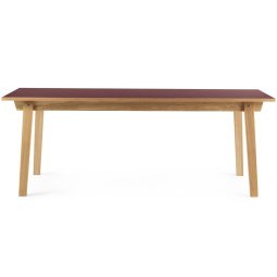 Slice Linoleum tafel 250x90 bordeaux