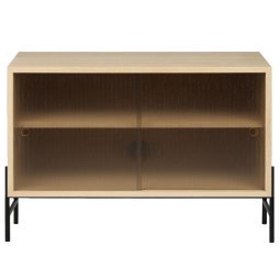 Hifive 75 dressoir H52 glas licht eiken	