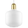 Amp Lamp Brass hanglamp small Ø14 Wit