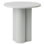 Dit bijzettafel light green white carrara