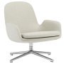 Era Low fauteuil alu swivel Main Line Flax White