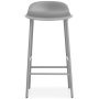 Form Barstool barkruk 75 cm met stalen onderstel grijs