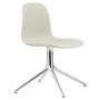 Form swivel stoel gestoffeerd Main Line Flax White