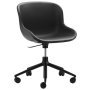 Hyg gestoffeerde bureaustoel zwart Ultra Leather Black