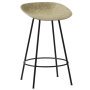 Mat Barstool barkruk 65cm Seaweed Black Steel