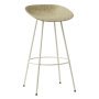 Mat Barstool barkruk 75 cm Seaweed Cream Steel