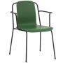 Studio Chair stoel met armleuningen groen