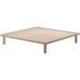 Kaya bed 200x200 eiken wit