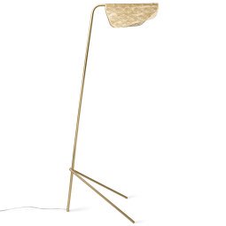 Mediterranea vloerlamp brushed brass