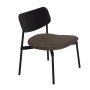 Fromme Wood fauteuil Upholstered Black