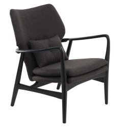 Chair Peggy fauteuil zwart