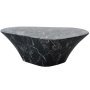 Marble Look salontafel ovaal zwart