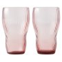 Pum longdrink glas set van 2 paars