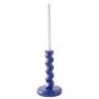 Twister kandelaar M donkerblauw