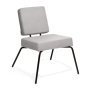 Option fauteuil 2/2 lichtgrijs