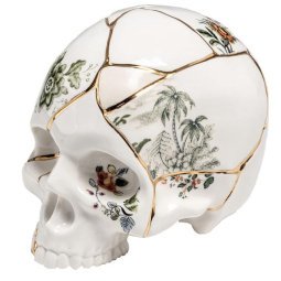 Kintsugi Skull woondecoratie