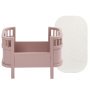 The Sebra poppenbed speelgoed blossom pink incl matras 