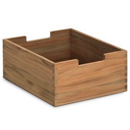 Cutter Box opberger low teak