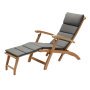 Kussen voor Steamer Deck Chair ligstoel Charcoal